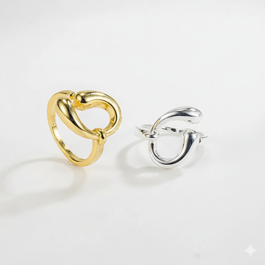 Anillo versátil U ajustable 925 Plata-Zamcoro